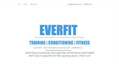 Desktop Screenshot of iameverfit.com