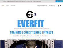 Tablet Screenshot of iameverfit.com